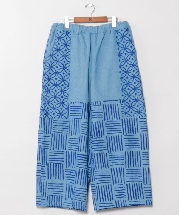 Pantalons en denim à motif imprimé pour hommes