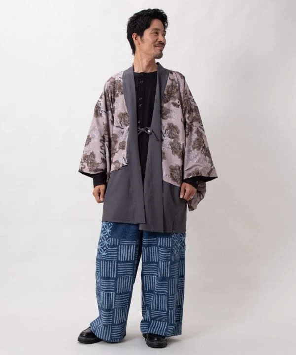 Pantalons en denim à motif imprimé pour hommes