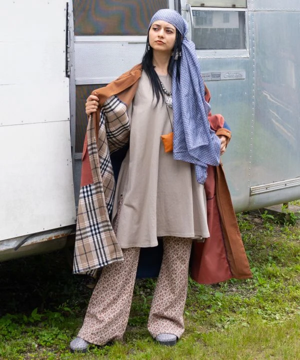 Pantalon bootcut du marché aux fleurs indien