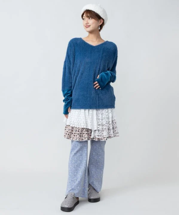 Pantalon bootcut du marché aux fleurs indien