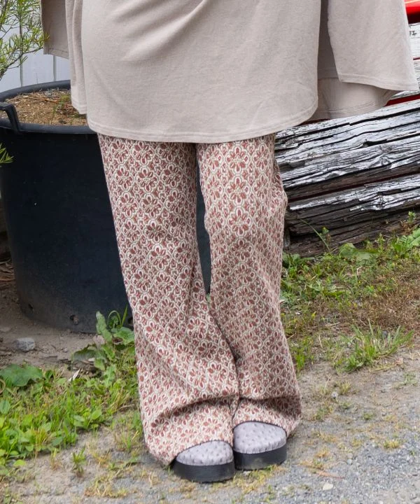 Pantalon bootcut du marché aux fleurs indien