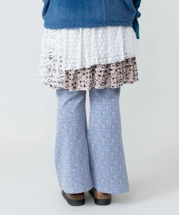 Pantalon bootcut du marché aux fleurs indien