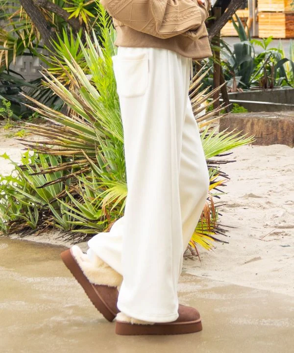 Pantalon large en microfibre douce - SURF＆Palms
