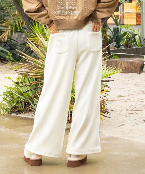 Pantalon large en microfibre douce - SURF＆Palms