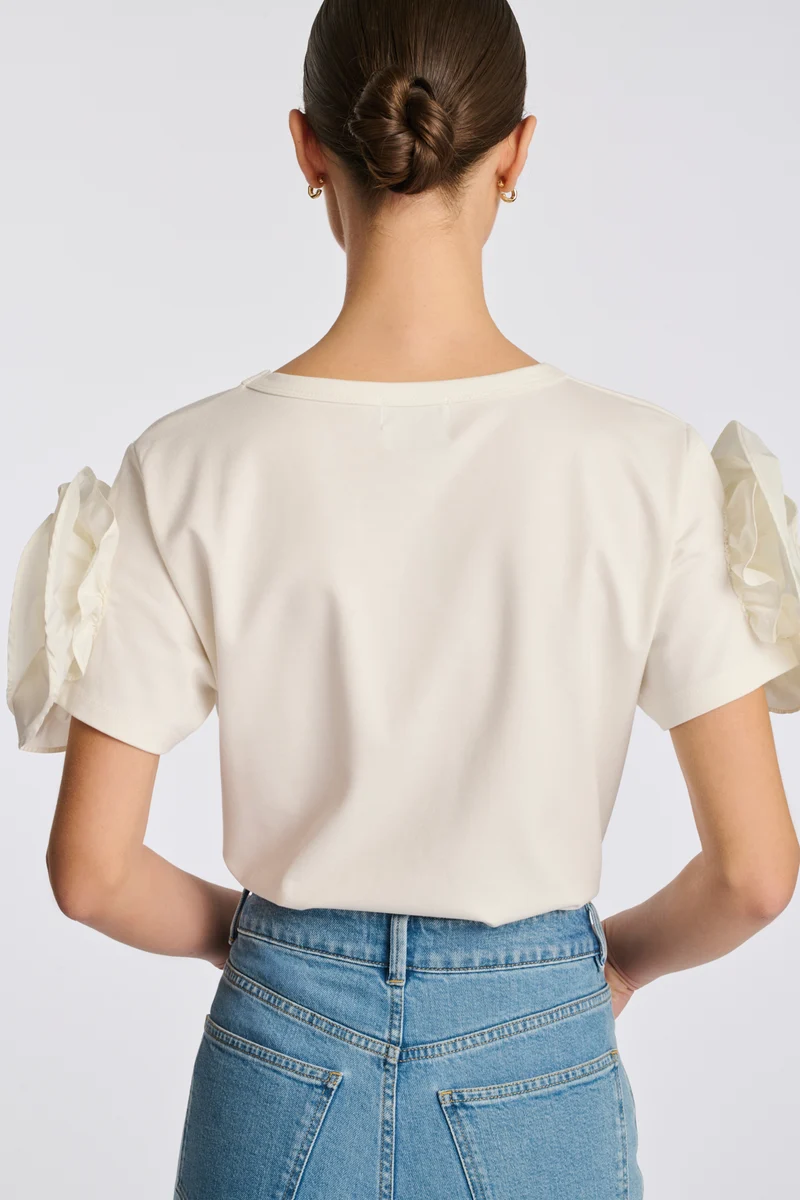T-shirt fleurs