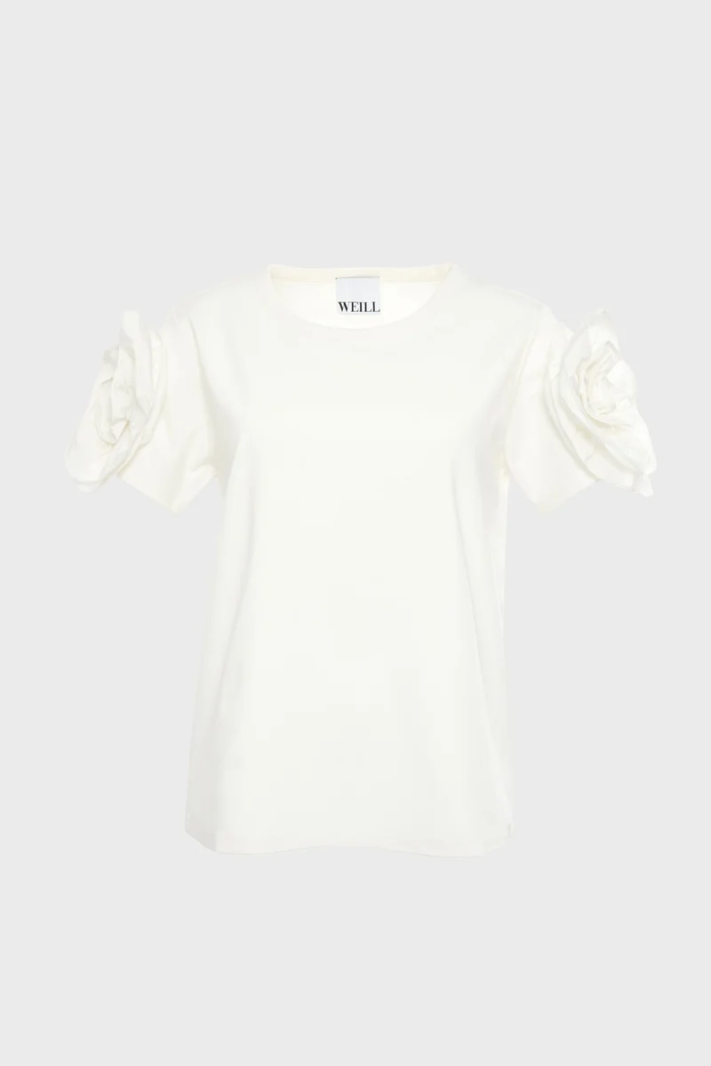 T-shirt fleurs