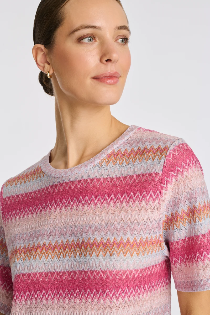 T-shirt en jersey fantaisie