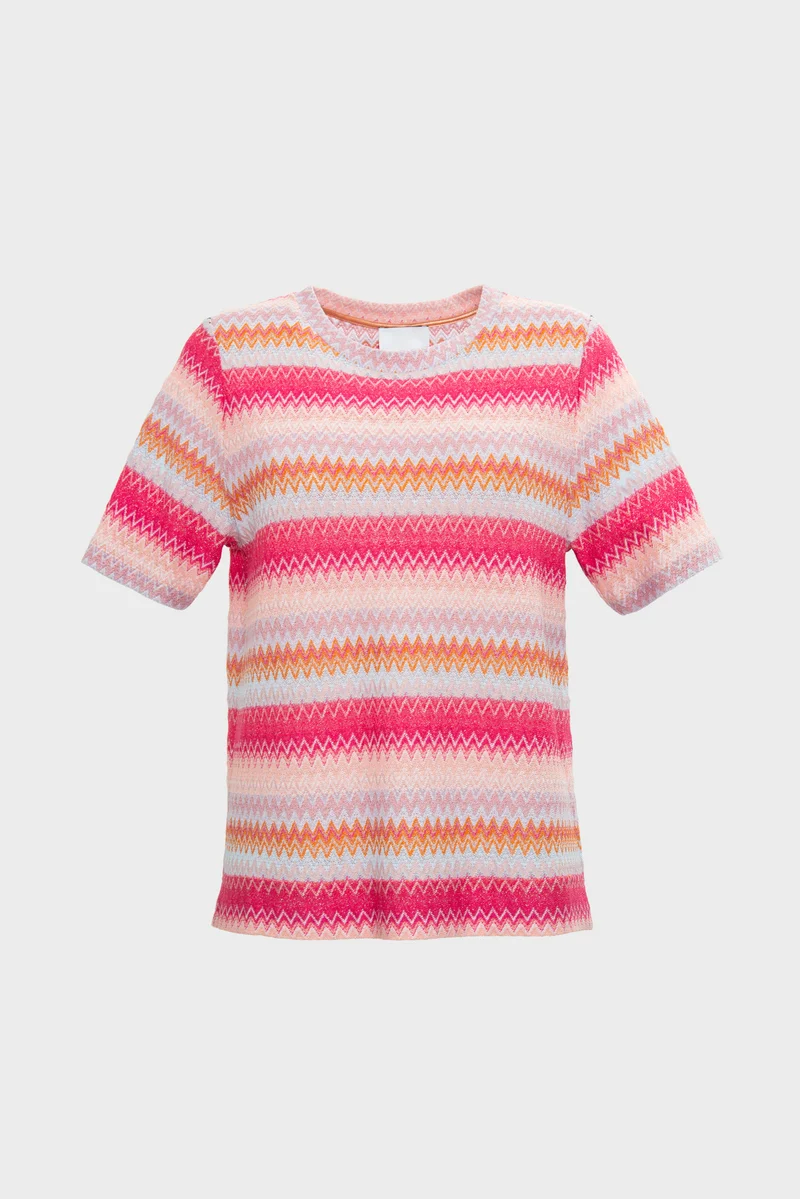 T-shirt en jersey fantaisie