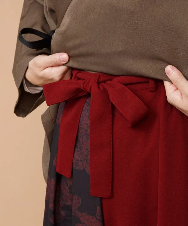 Pantalon large à motif traditionnel japonais