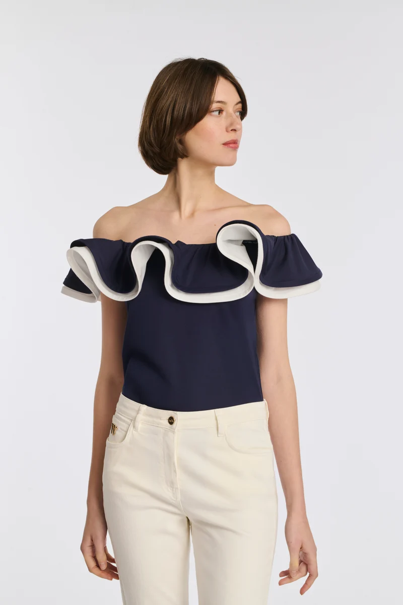 T-shirt volanté