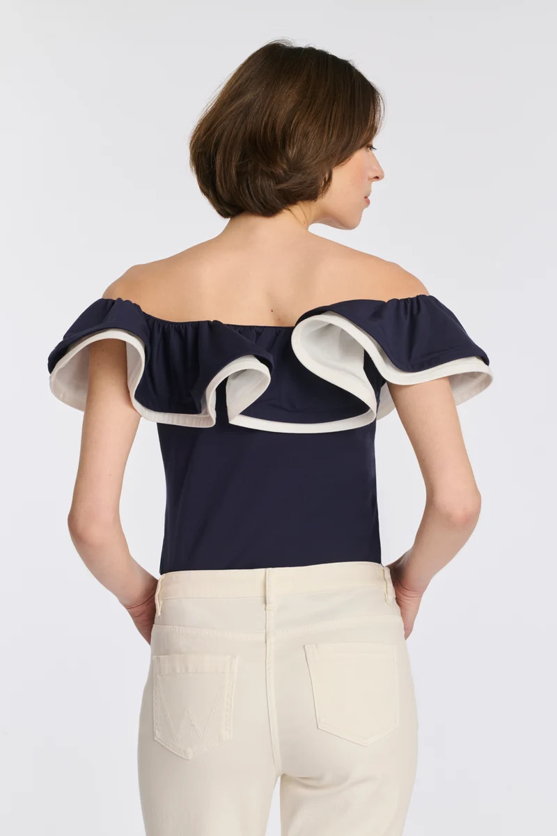T-shirt volanté