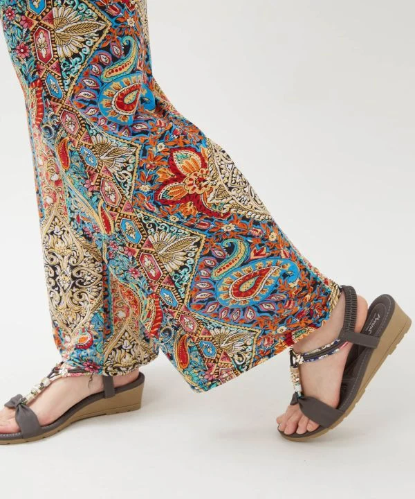Pantalon décontracté en rayonne thaïlandaise