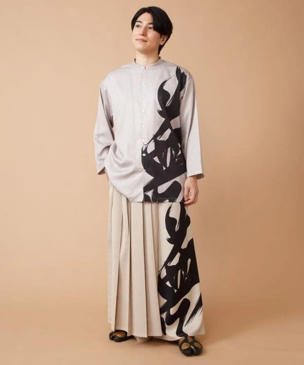 FUKUJIKAKU - Pantalon Hakama moderne de calligraphie japonaise