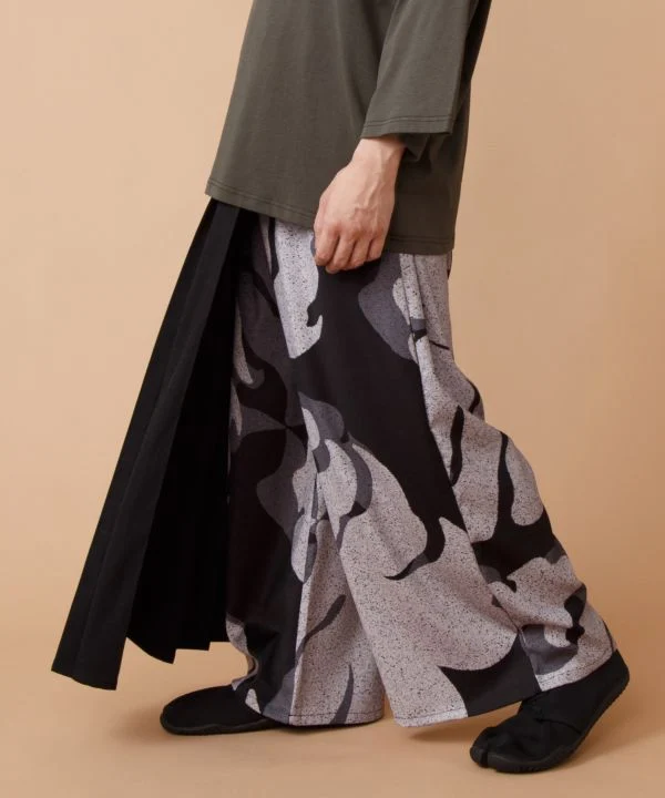 FUKUJIKAKU - Pantalon Hakama moderne de calligraphie japonaise