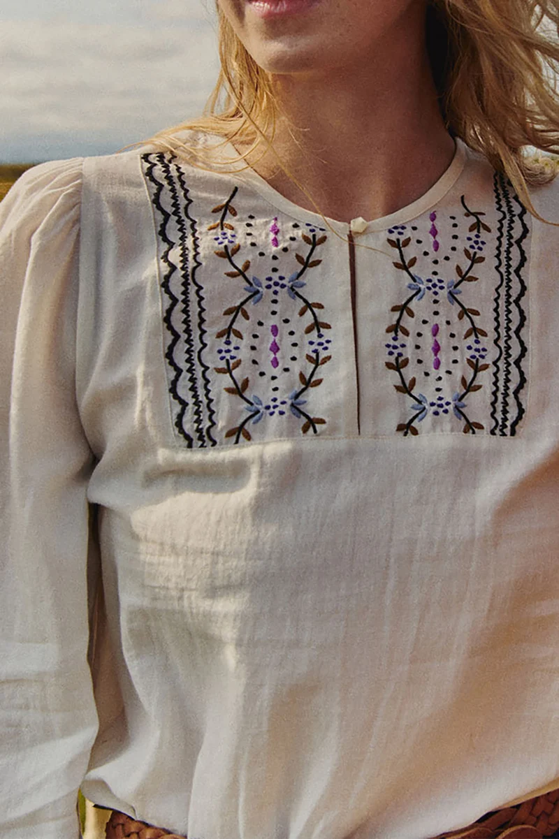 blouse tonille ecru