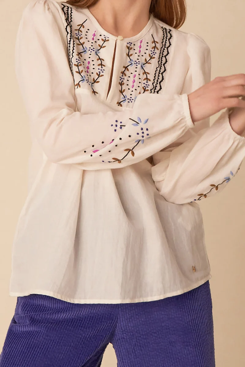 blouse tonille ecru