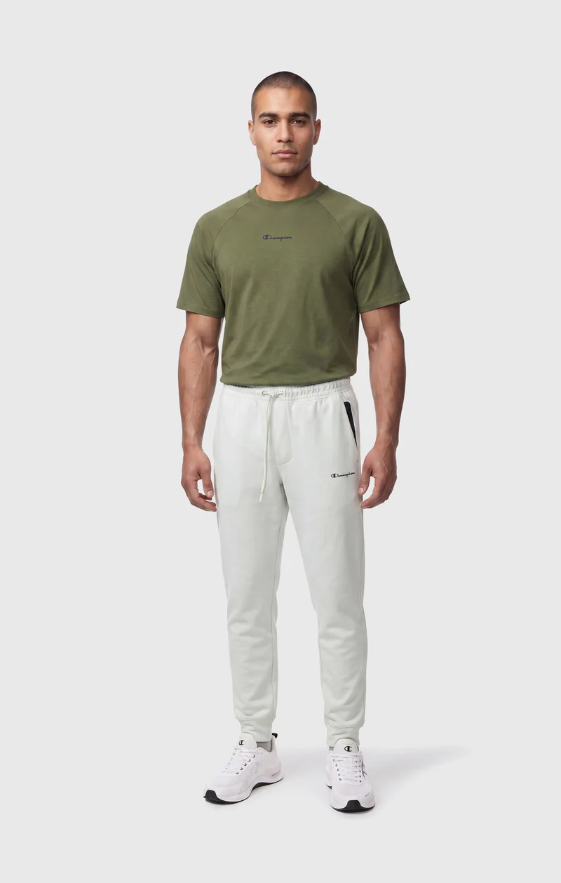 Men’s Cuffed Trousers in Stretch Interlock C-Tech