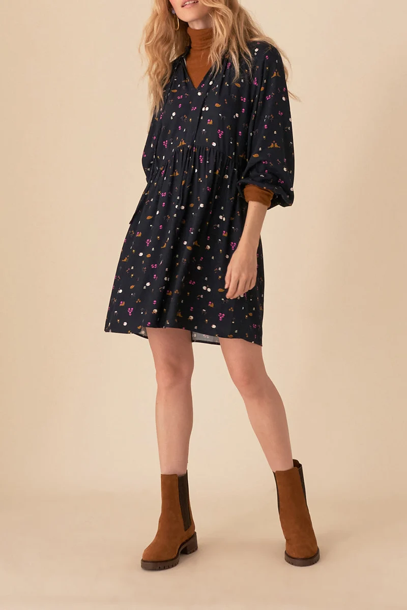 robe en viscose imprimée toulouse waly