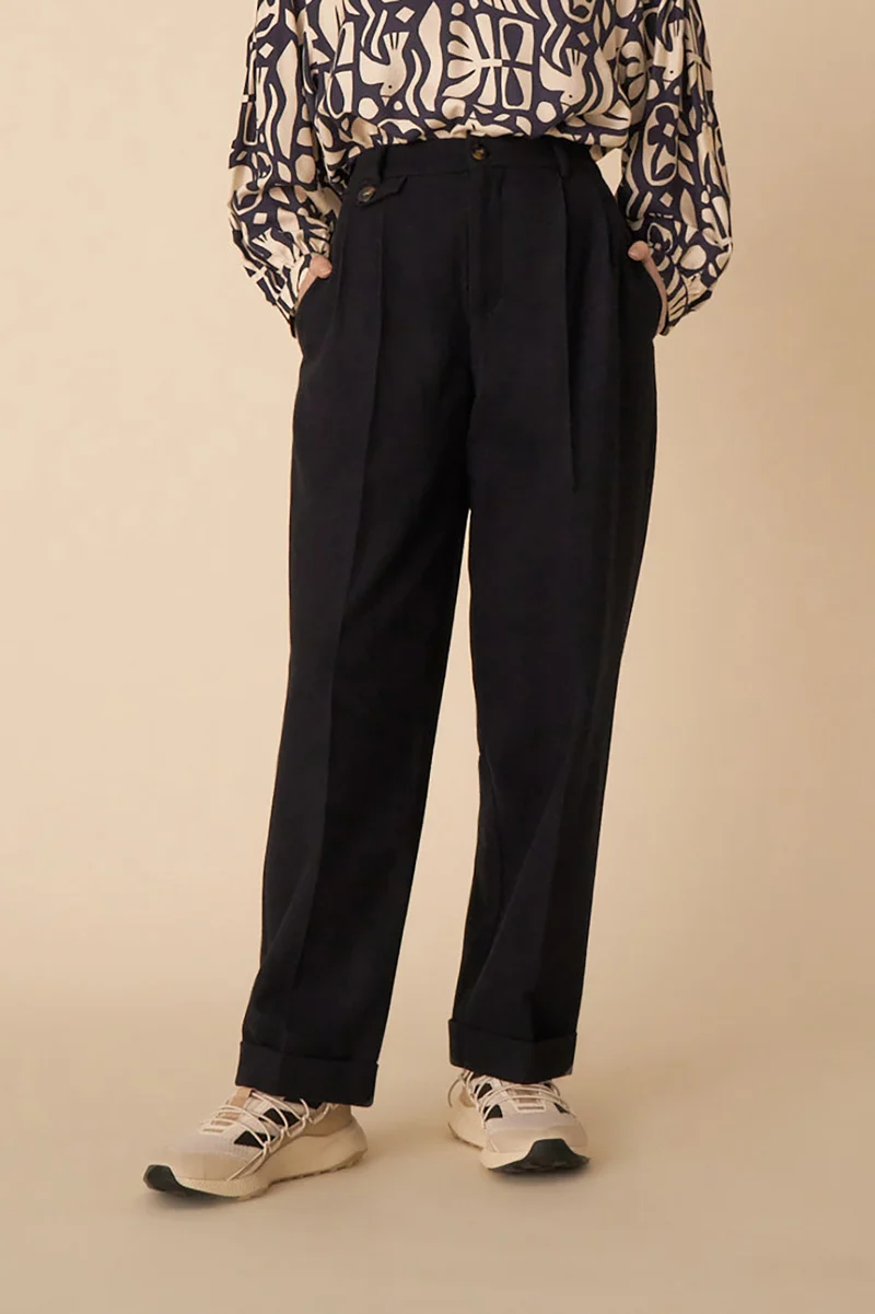 pantalon volare marine