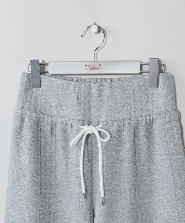 Pantalon en maille texturée brodée - SURF＆Palms