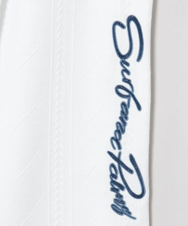Pantalon en maille texturée brodée - SURF＆Palms