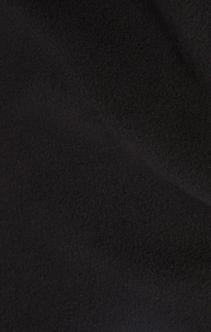 Men’s Reverse Weave Wide Leg Trousers with Brushed Interior