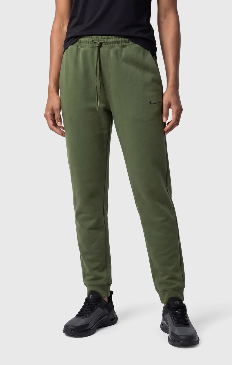Women’s Trousers with Ribbed Cuffs in Stretch Interlock C-Tech