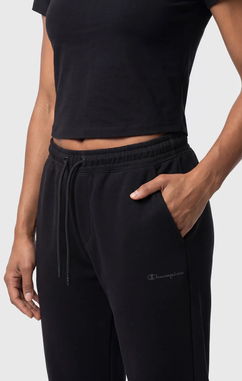 Women’s Trousers with Ribbed Cuffs in Stretch Interlock C-Tech