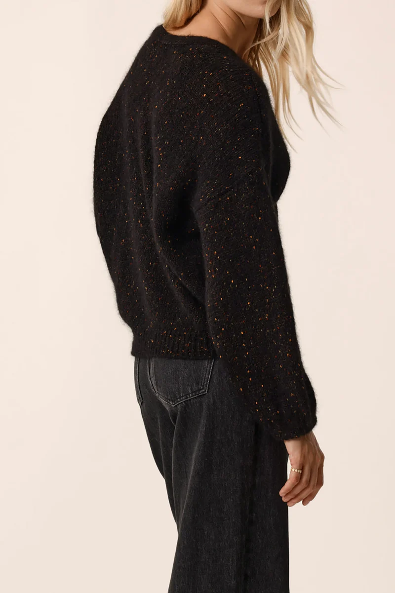 Gilet Celestin Boutonne Noir