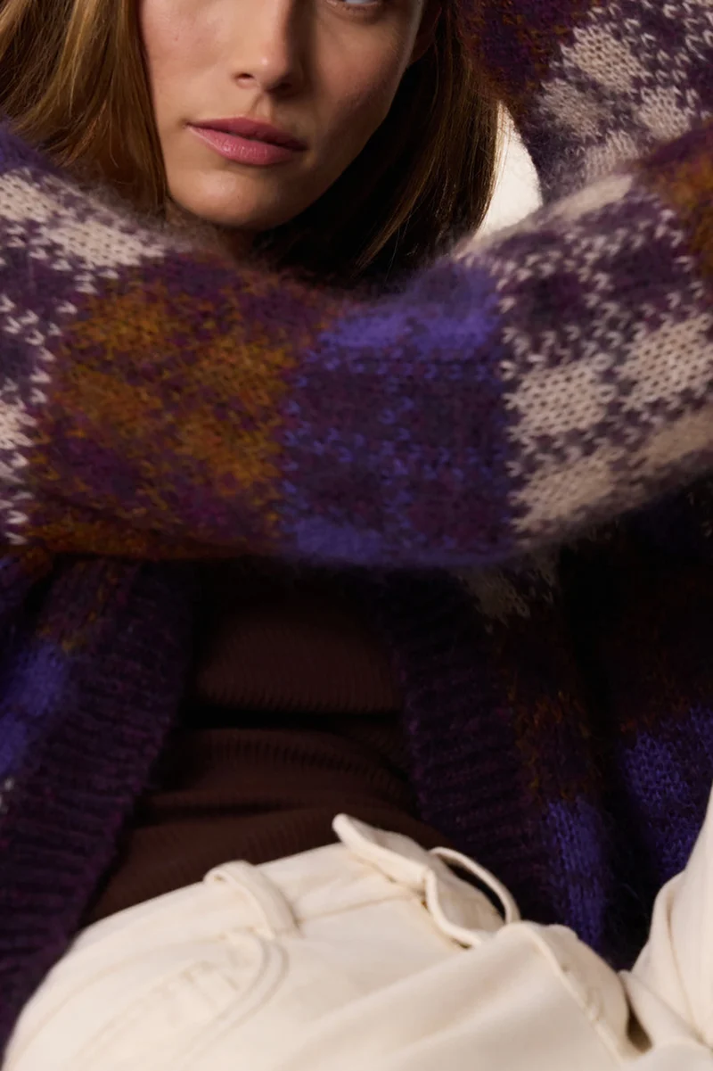 Gilet Azelia Carreaux