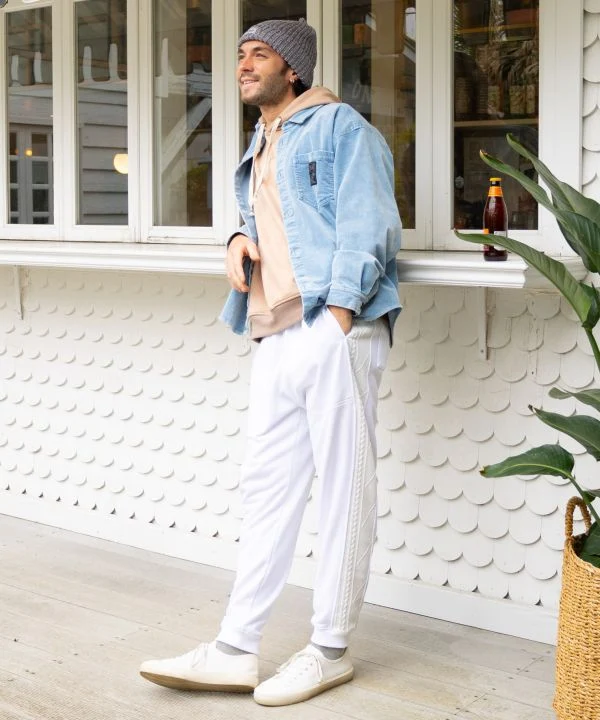 Pantalon en maille brodée hawaïenne - SURF＆Palms
