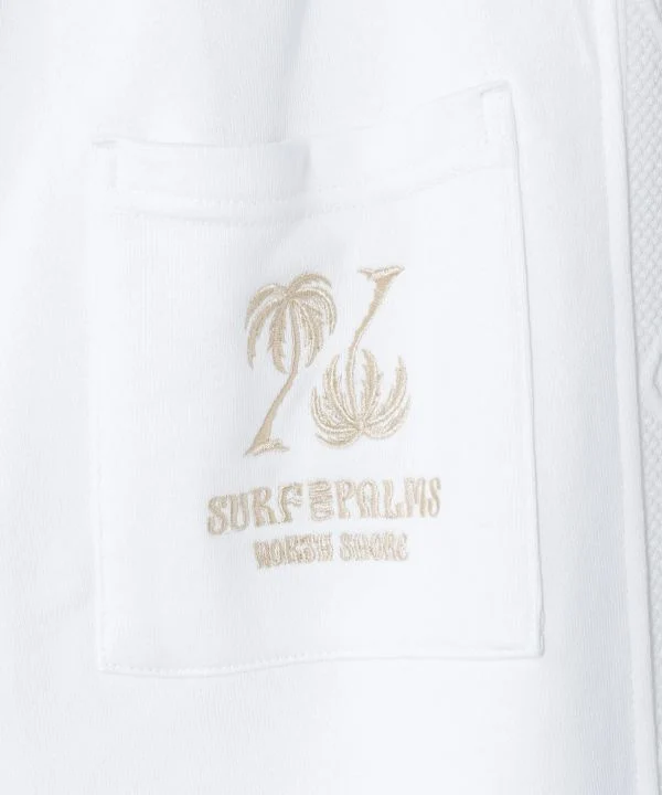 Pantalon en maille brodée hawaïenne - SURF＆Palms
