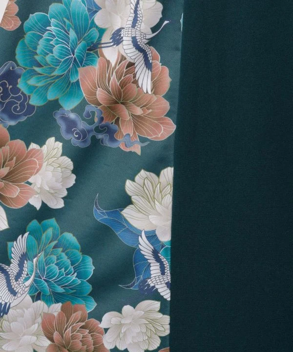Pantalon évasé fusion asiatique