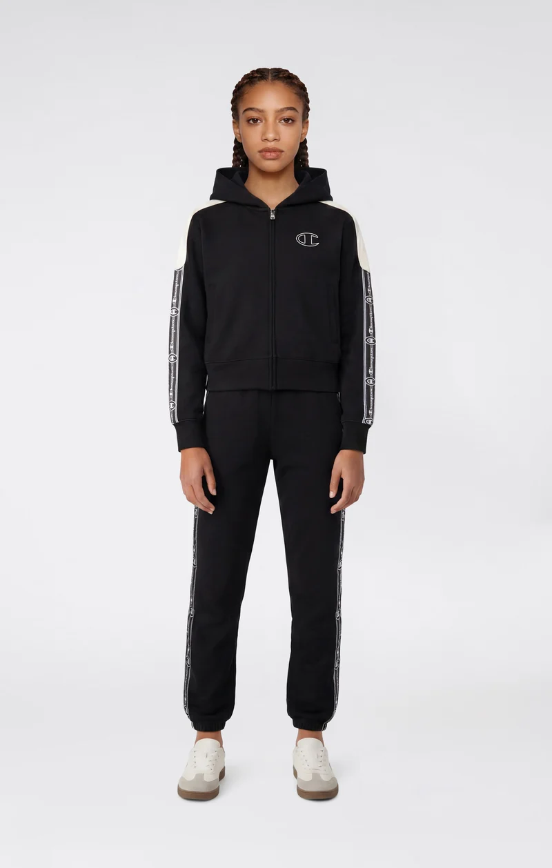 Girls’ Trousers with Elasticated Cuffs and Tape