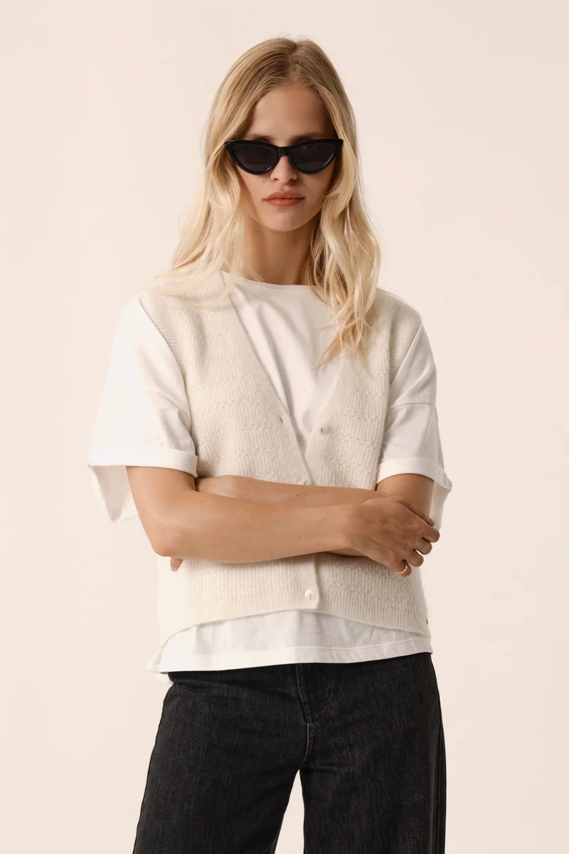 Gilet Bernie Creme