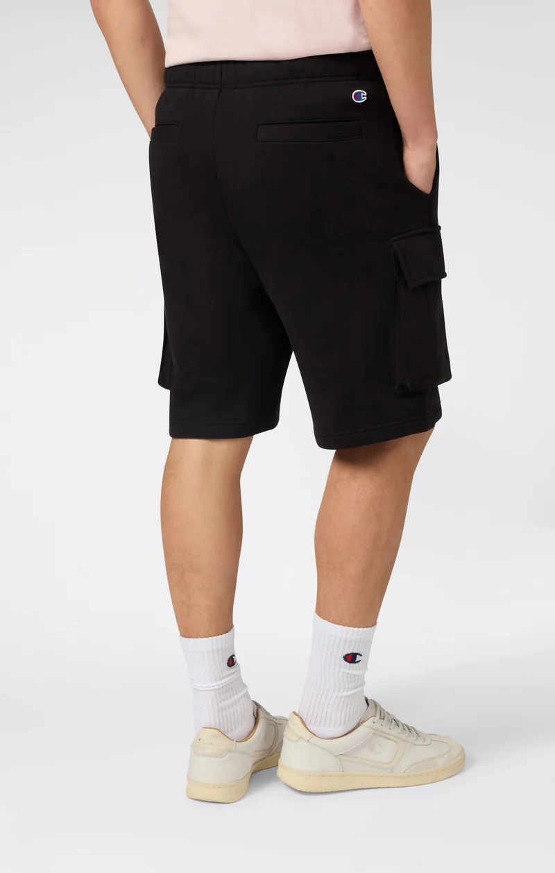 Men’s Cargo Shorts With Brushed Interior And Logo