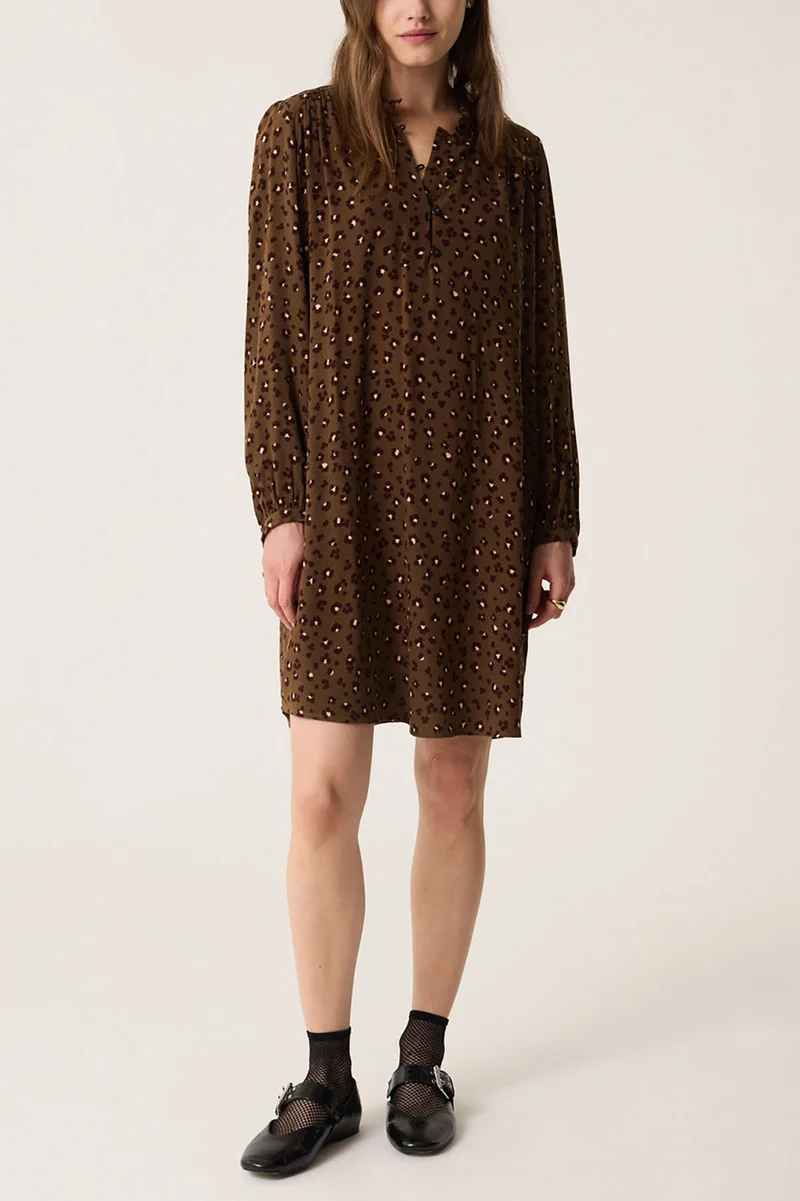 Robe Solene Leo Kaki