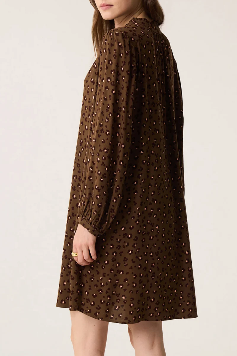 Robe Solene Leo Kaki
