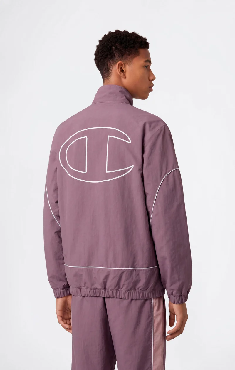 Boys’ Hooded Full Zip Top In Lightweight Nylon