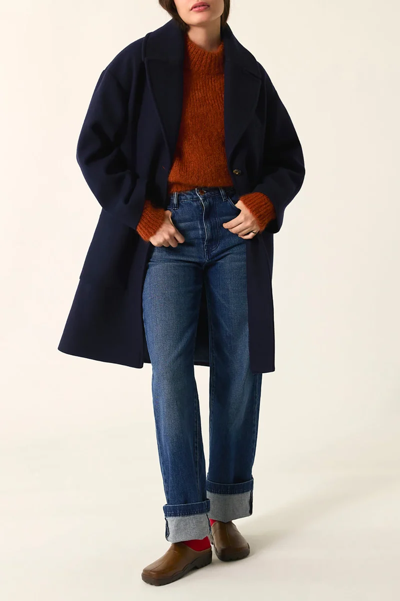 Manteau Yasmine Marine