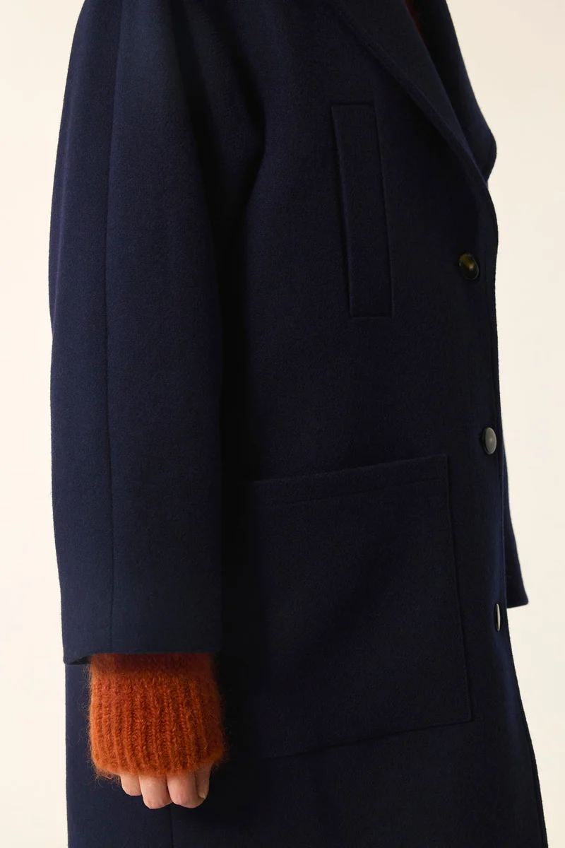 Manteau Yasmine Marine