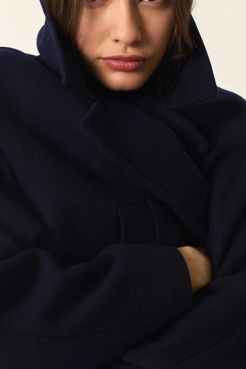 Manteau Yasmine Marine