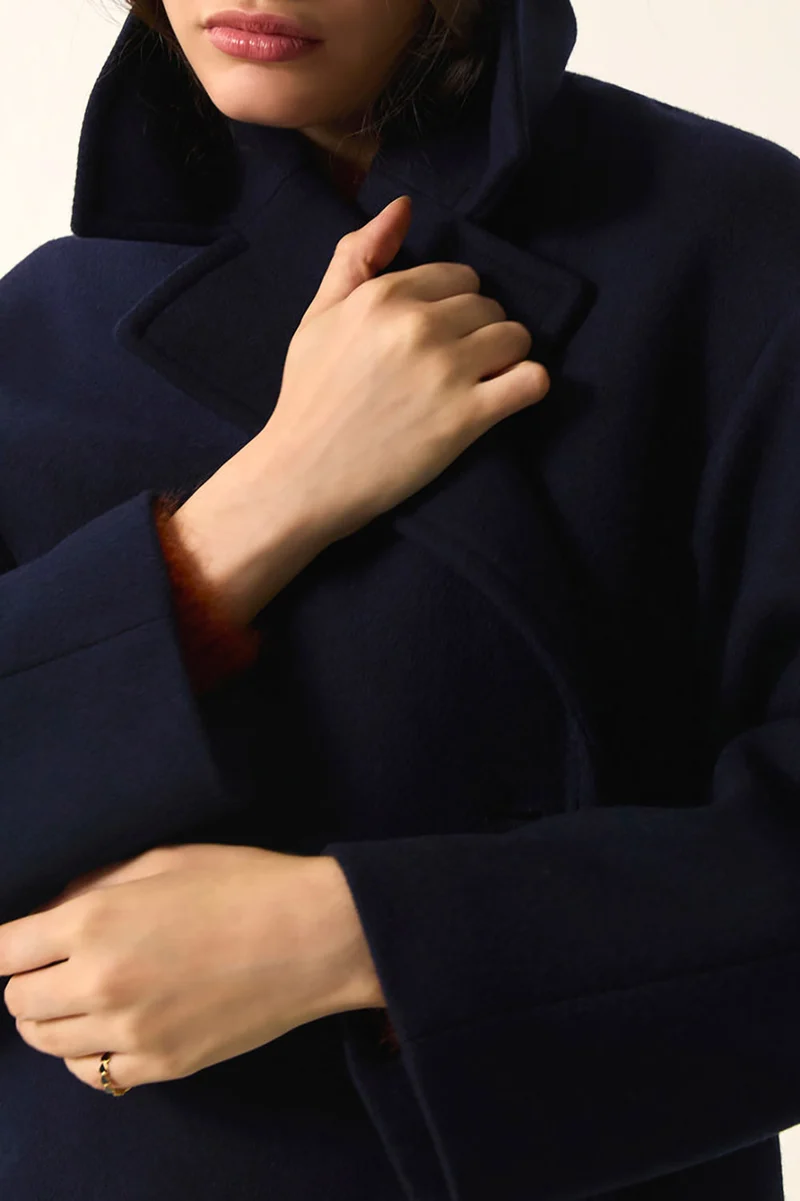 Manteau Yasmine Marine