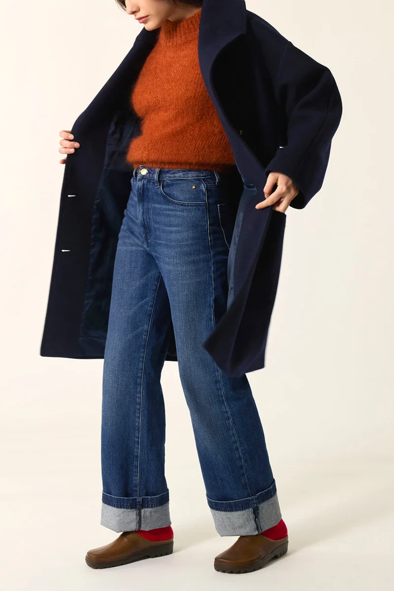 Manteau Yasmine Marine