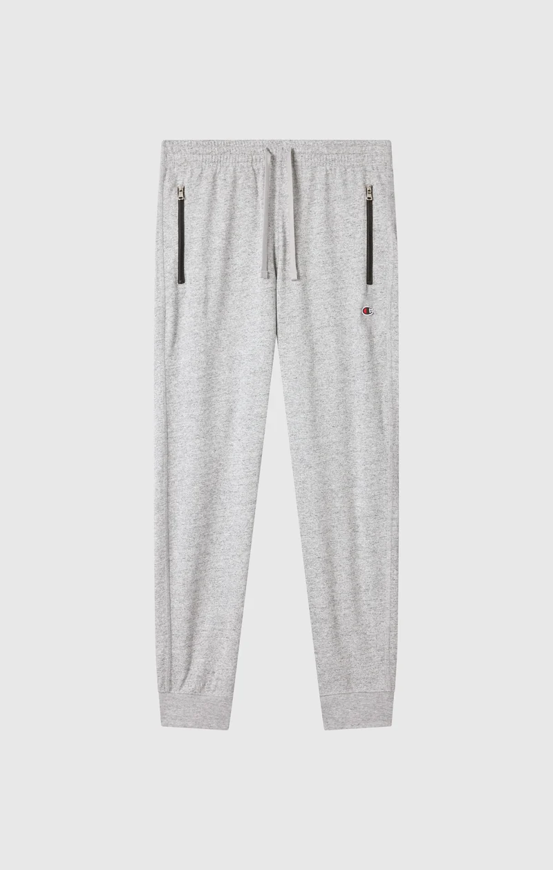 Slim Fit Men's Light Rib Cuff Pants with Zip Pockets Icons