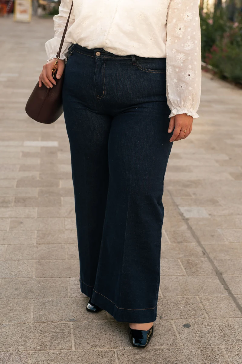 Jean Chance - Jean brut coupe wide Oraije