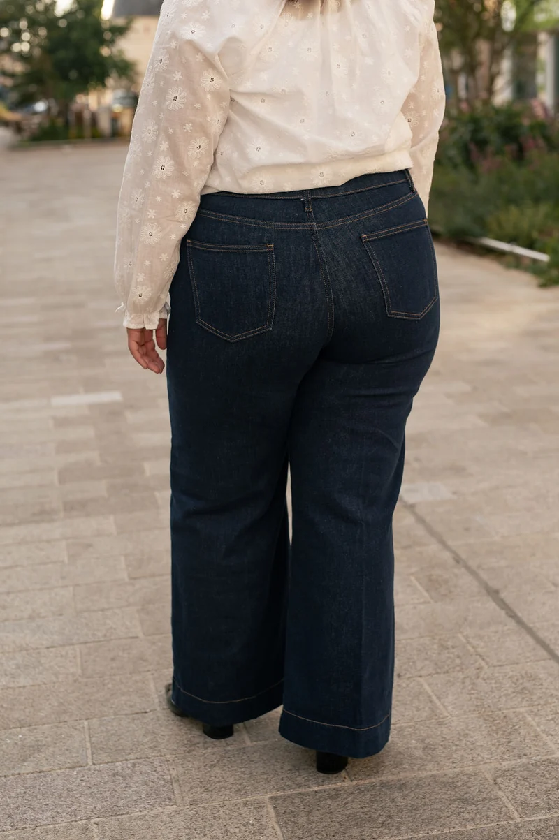Jean Chance - Jean brut coupe wide Oraije