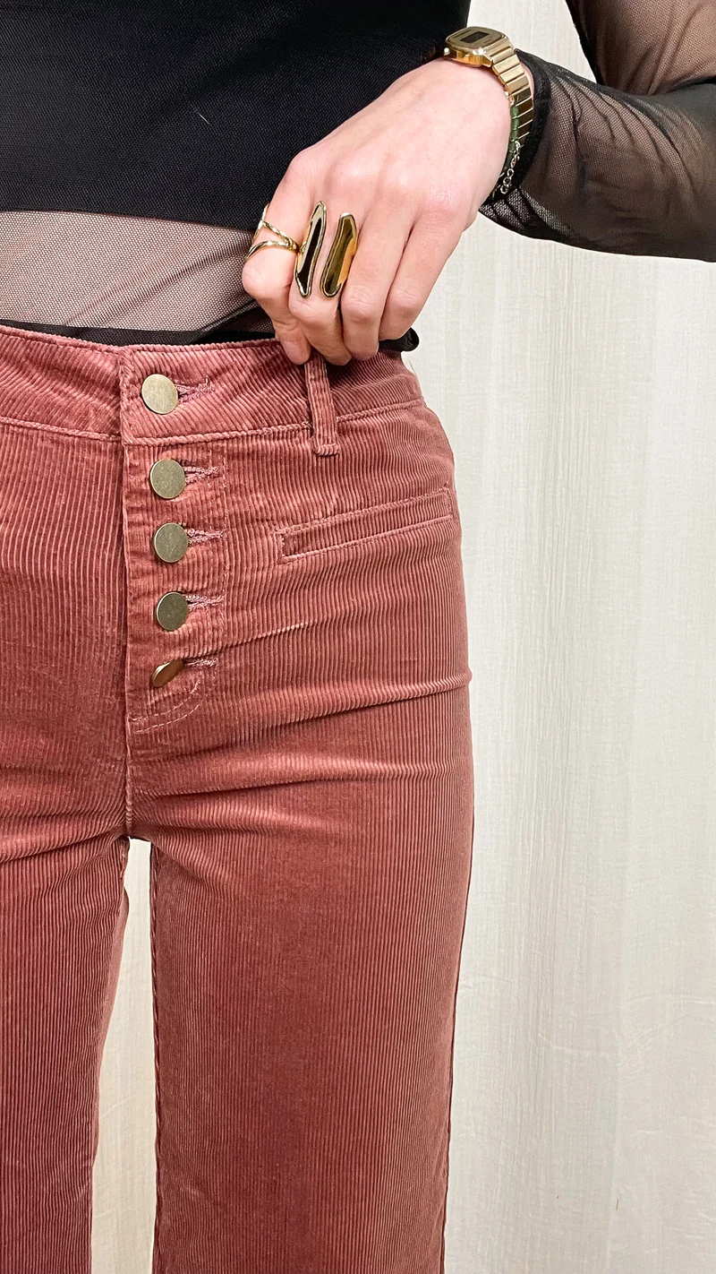 Pantalon Valentina - Pantalon en velours côtelé Oraije