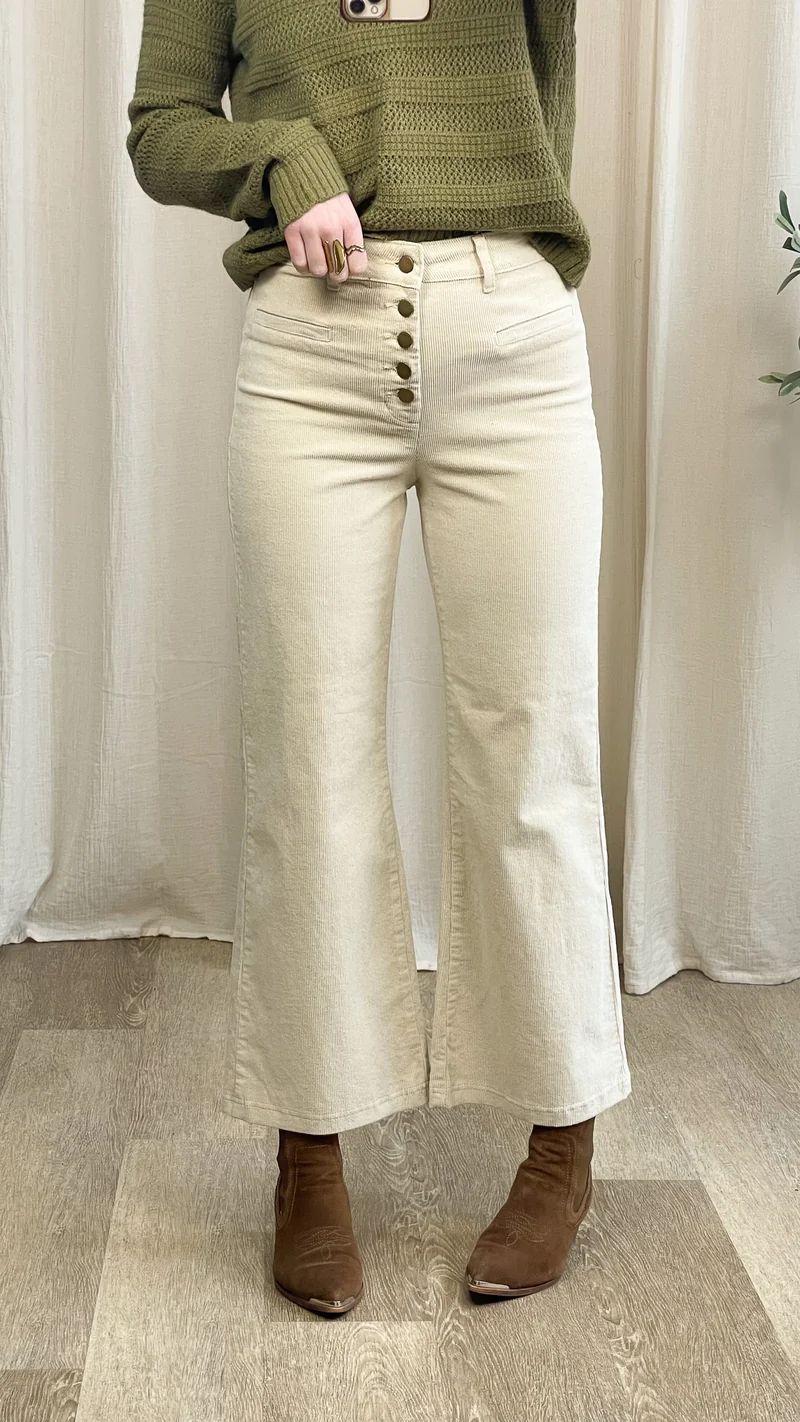 Pantalon Valentina - Pantalon en velours côtelé Oraije