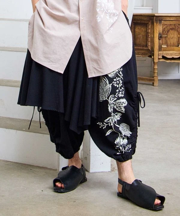 Pantalon asymétrique portefeuille pour homme